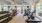 a gym with exercise equipment