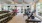a gym with exercise equipment