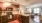 a kitchen with wooden cabinets